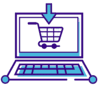 Illustration of an online store